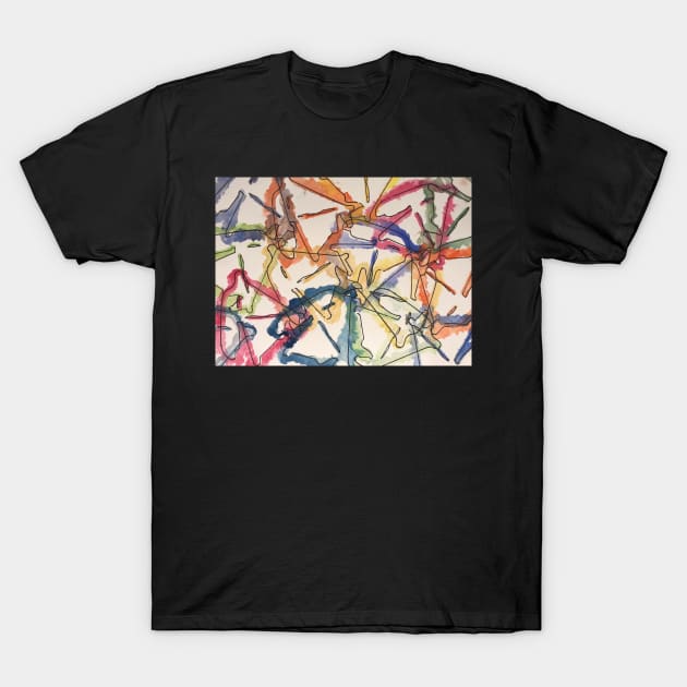 Sail away abstract T-Shirt by Artladyjen